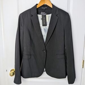 Briefing by Galeries Lafayette Black Blazer – Women’s Size 42 – Classic Tailored